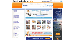 Desktop Screenshot of cessionsociete.com