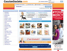 Tablet Screenshot of cessionsociete.com